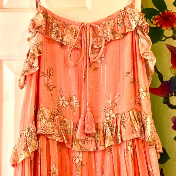 πΊπHPππΊ NWOT Spell & The Gypsy Hendrix Strappy Maxi Dress - Picture 7 of 16